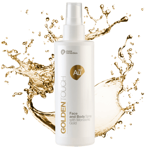 ORGANIC FACE and BODY Spray with Monoionic Gold Au100 200 ml